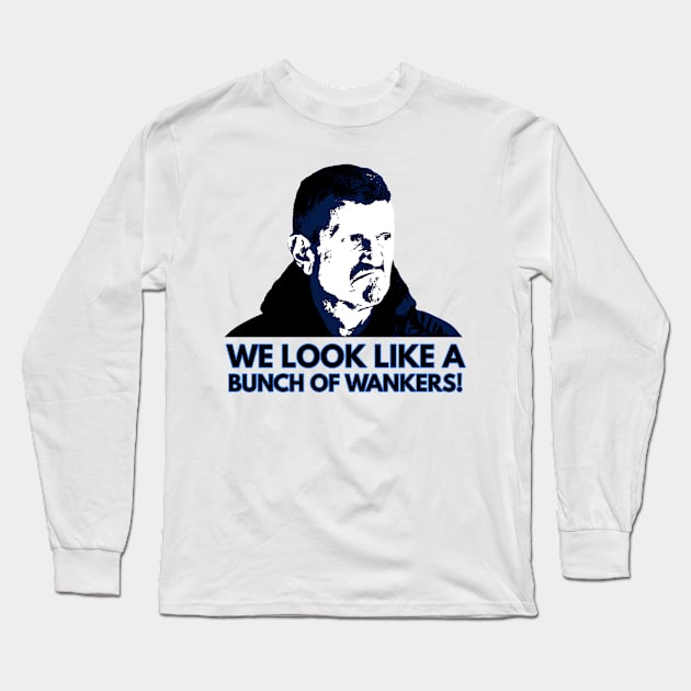 An Unimpressed Guenther Steiner Long Sleeve T-Shirt by Worldengine